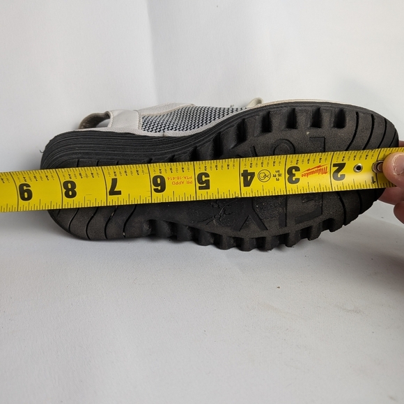 FLY LONDON Wedge Sandals Women No Size (6-7) Black And White Laces - Picture 12 of 14